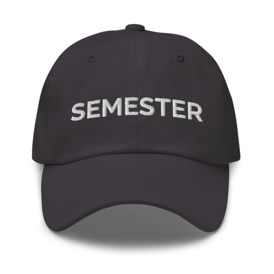 Semester Hat - Dark Grey