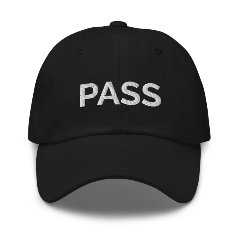 Pass Hat - Black