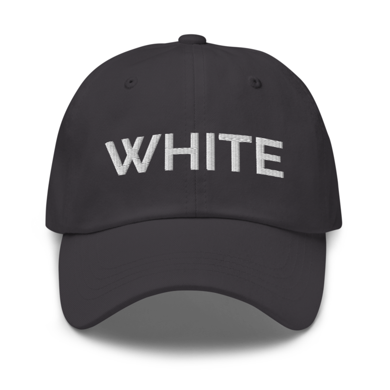 White Hat - Dark Grey