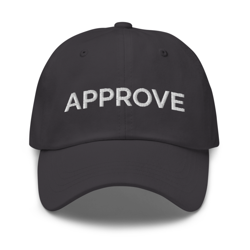 Approve Hat - Dark Grey