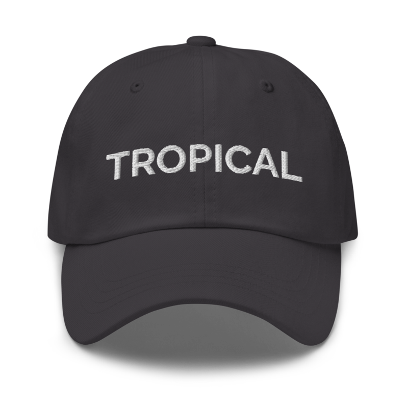 Tropical Hat - Dark Grey