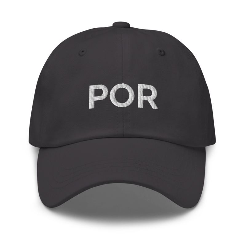 Por Hat - Dark Grey