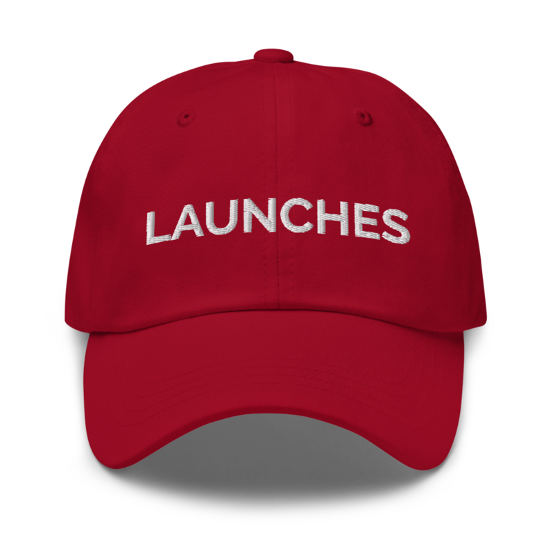 Launches Hat - Cranberry