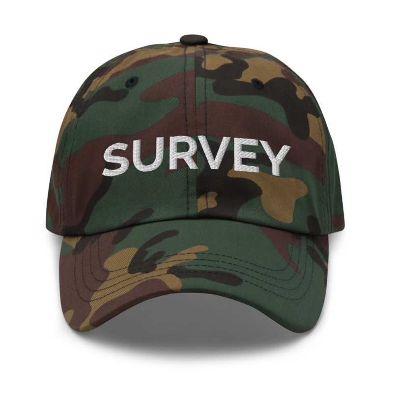 Survey Hat - Green Camo