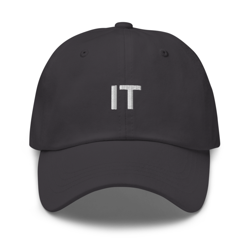 It Hat - Dark Grey