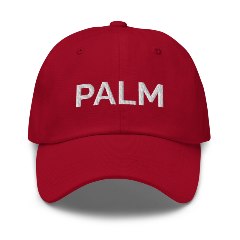 Palm Hat - Cranberry