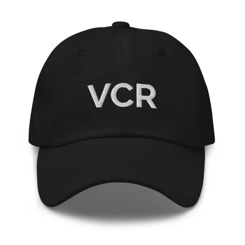 Vcr Hat - Black