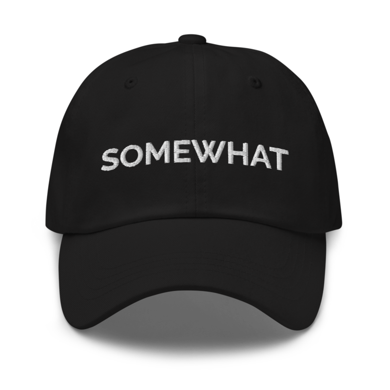 Somewhat Hat - Black