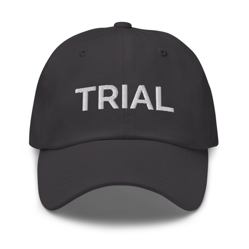 Trial Hat - Dark Grey