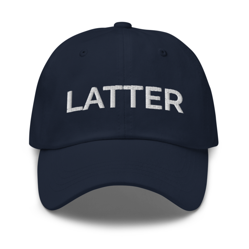 Latter Hat - Navy
