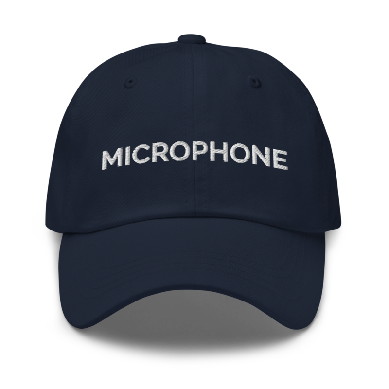 Microphone Hat - Navy