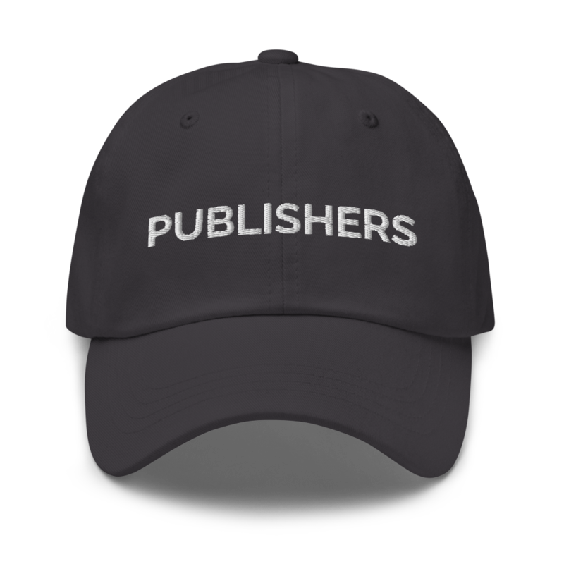 Publishers Hat - Dark Grey