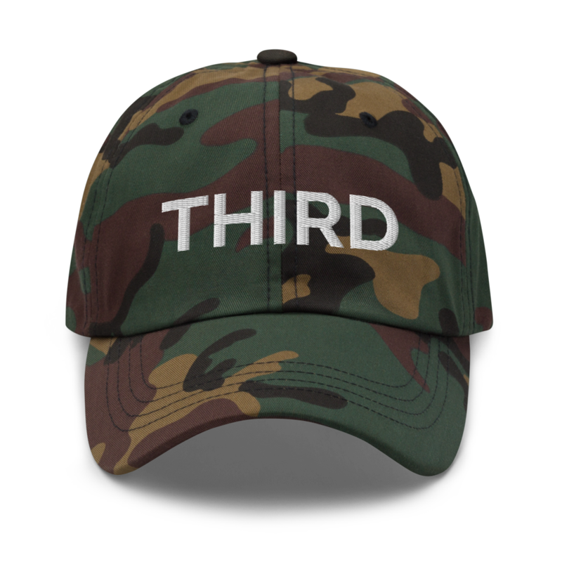 Third Hat - Green Camo