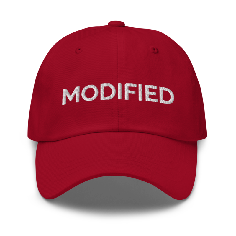 Modified Hat - Cranberry