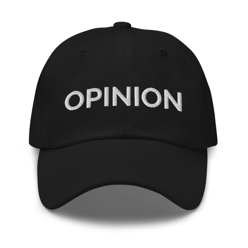 Opinion Hat - Black