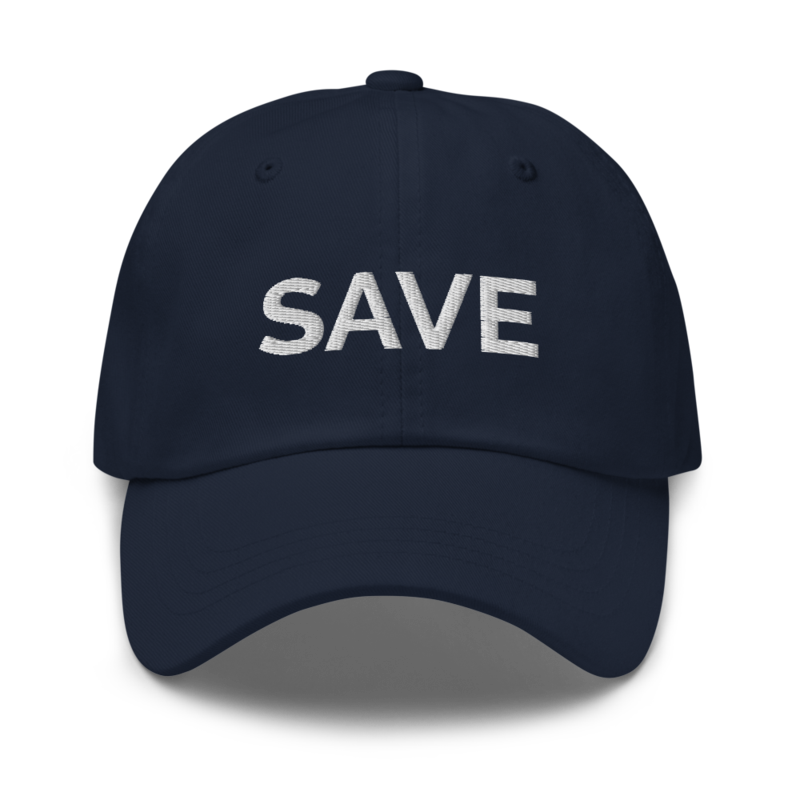 Save Hat - Navy