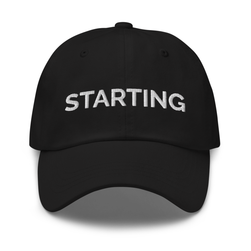 Starting Hat - Black