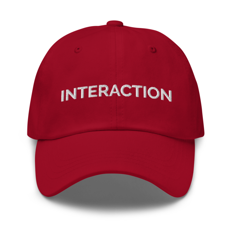 Interaction Hat - Cranberry