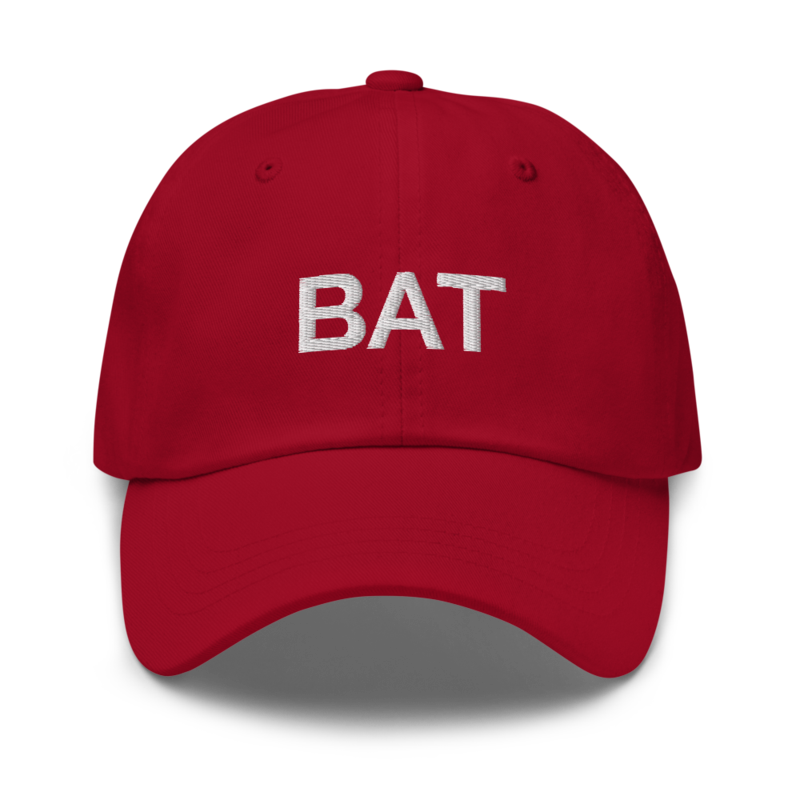 Bat Hat - Cranberry
