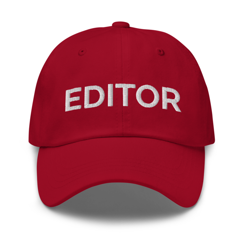 Editor Hat - Cranberry