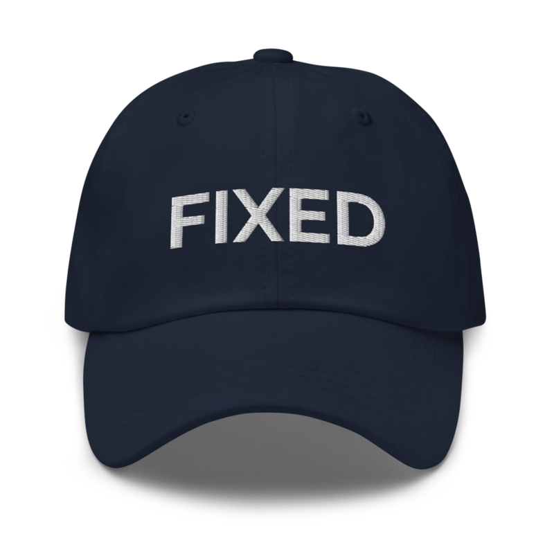 Fixed Hat - Navy