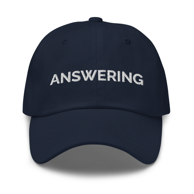Answering Hat - Navy