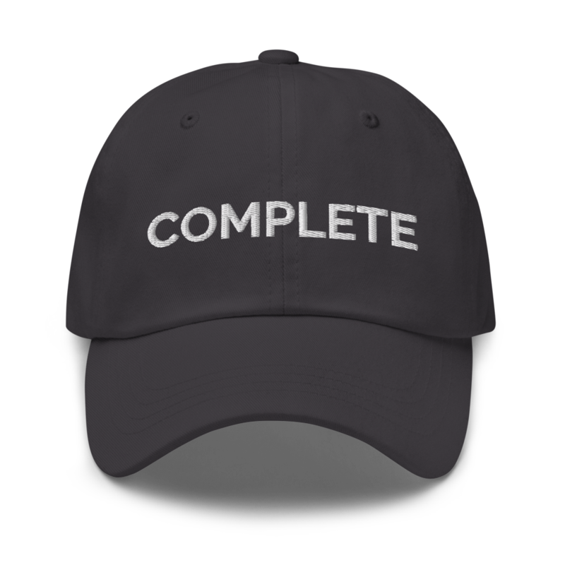 Complete Hat - Dark Grey