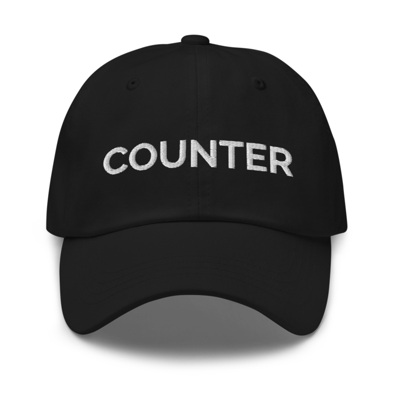Counter Hat - Black