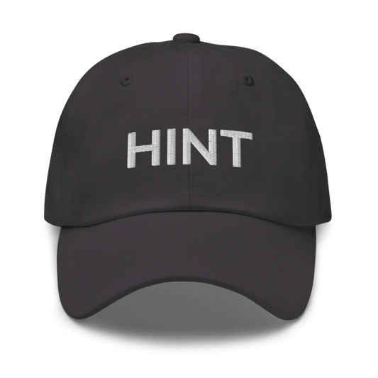Hint Hat - Dark Grey