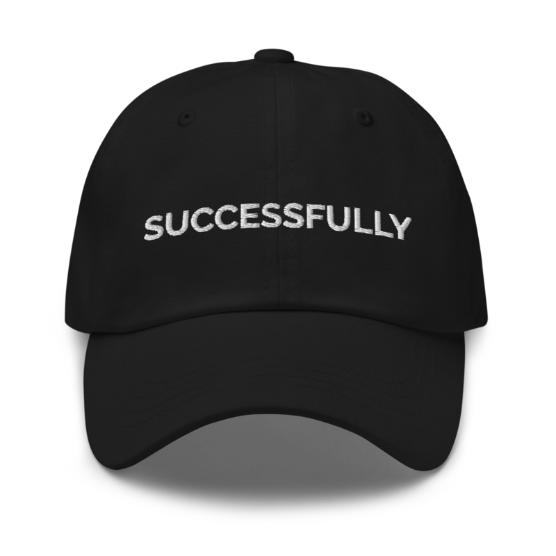 Successfully Hat - Black
