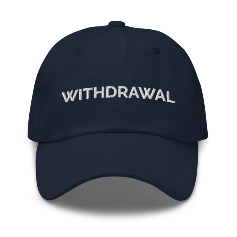 Withdrawal Hat - Navy