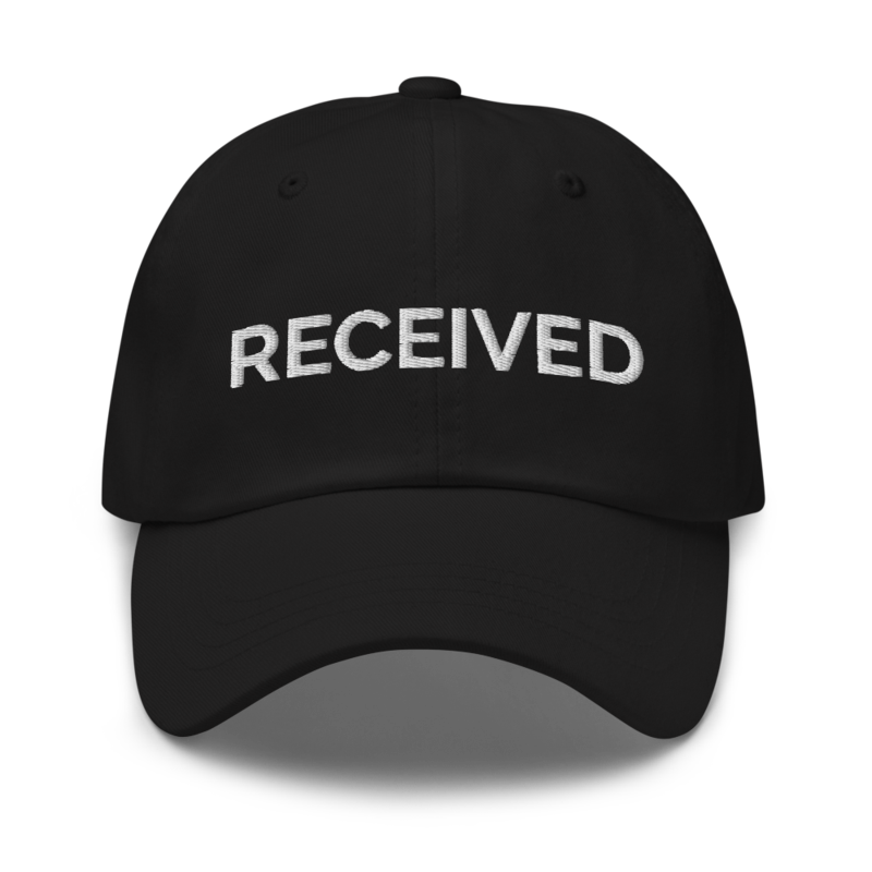 Received Hat - Black