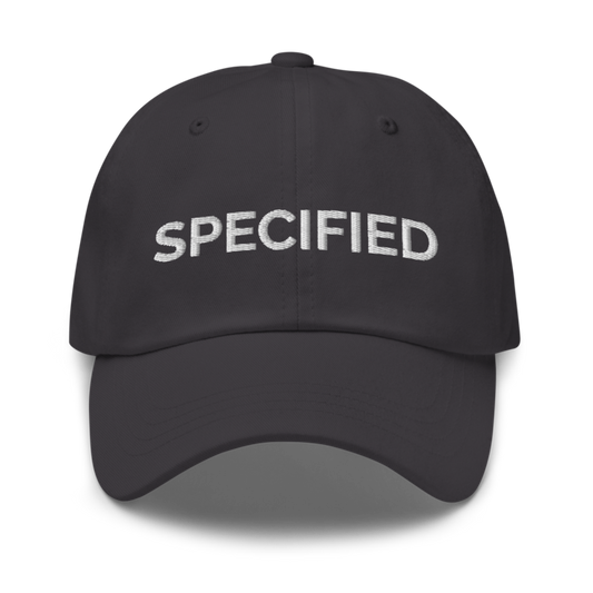 Specified Hat - Dark Grey