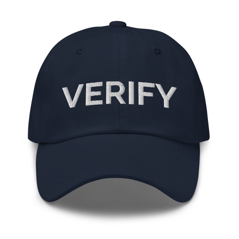 Verify Hat - Navy