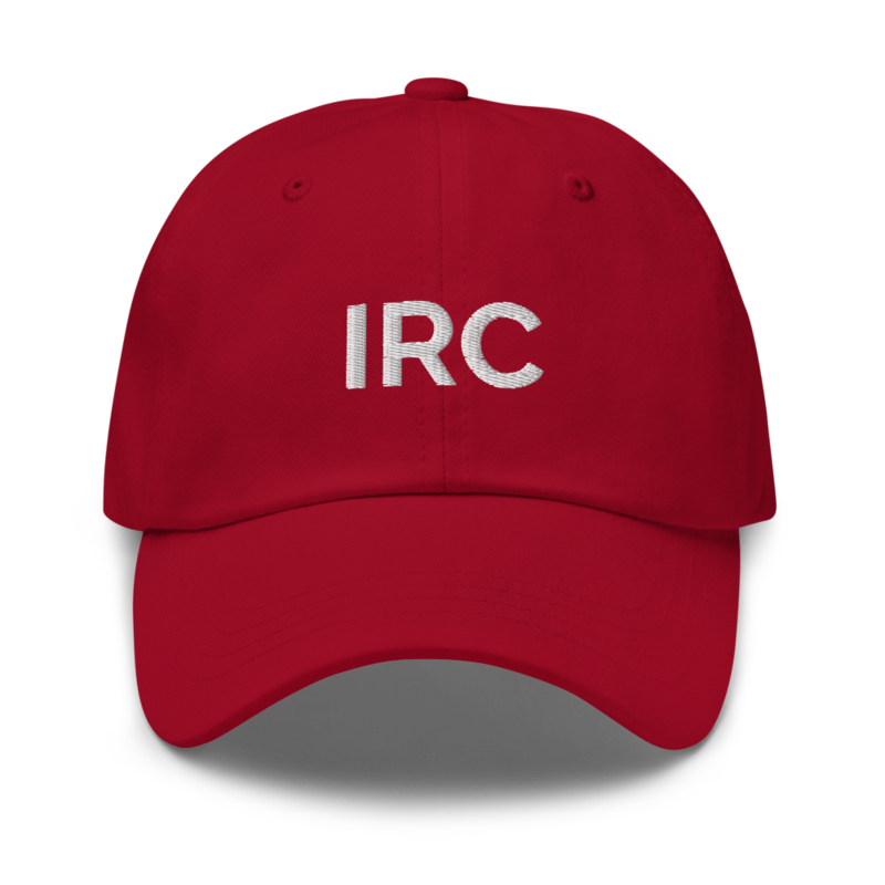 Irc Hat - Cranberry