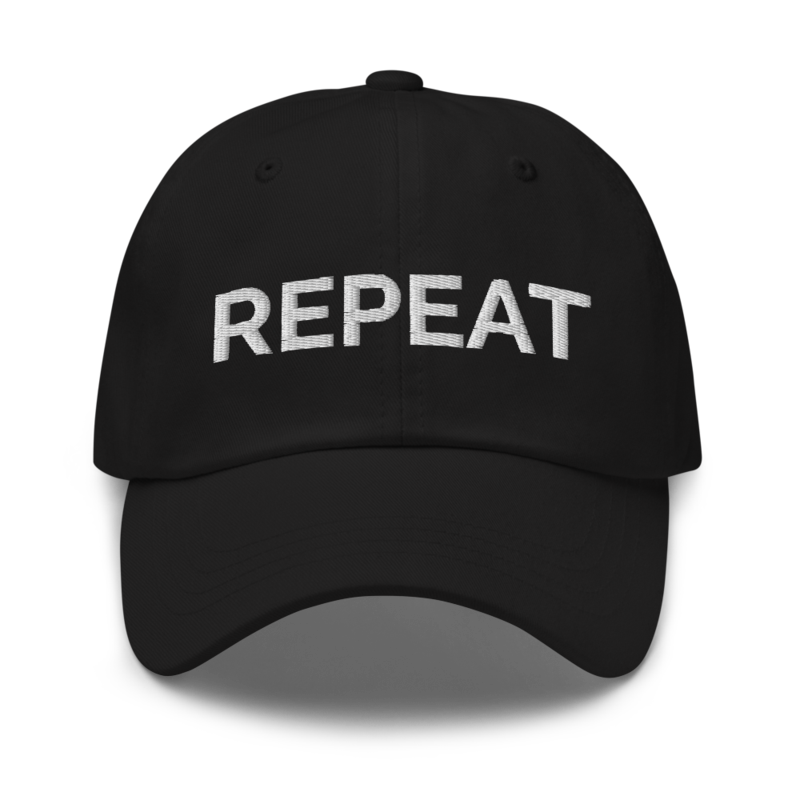 Repeat Hat - Black