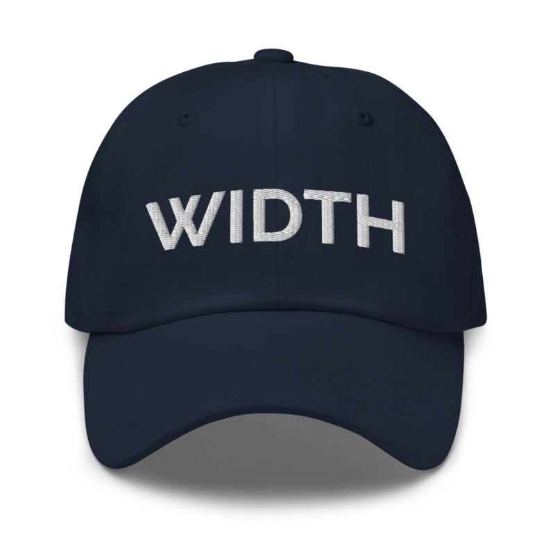 Width Hat - Navy