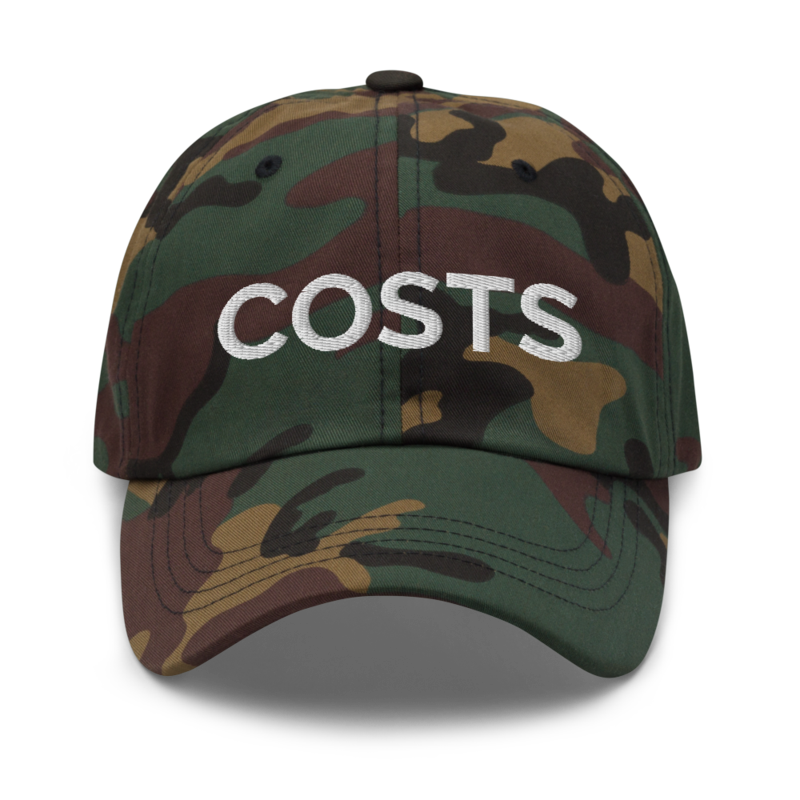 Costs Hat - Green Camo