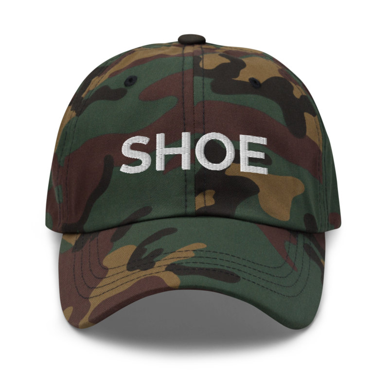 Shoe Hat - Green Camo