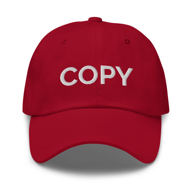 Copy Hat - Cranberry