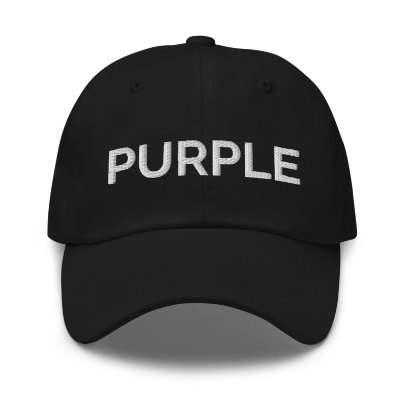 Purple Hat - Black