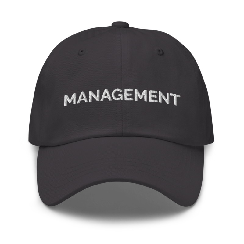 Management Hat - Dark Grey