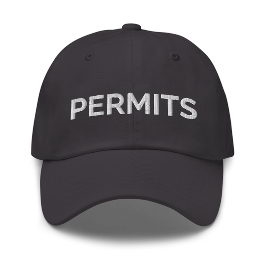 Permits Hat - Dark Grey