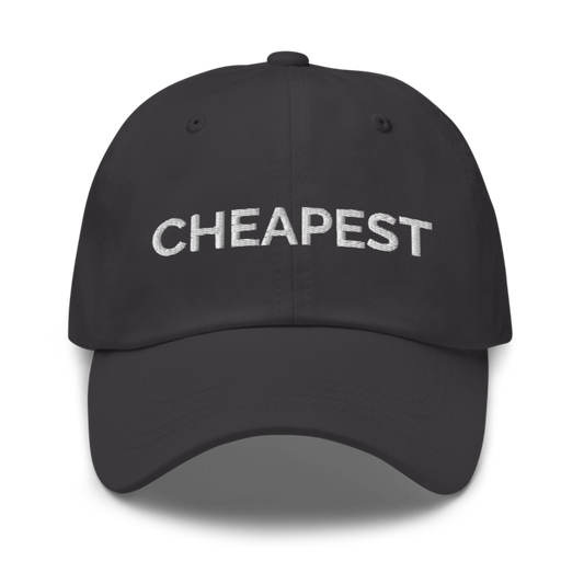 Cheapest Hat - Dark Grey