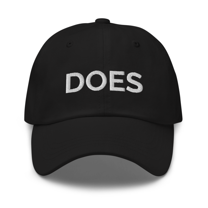 Does Hat - Black