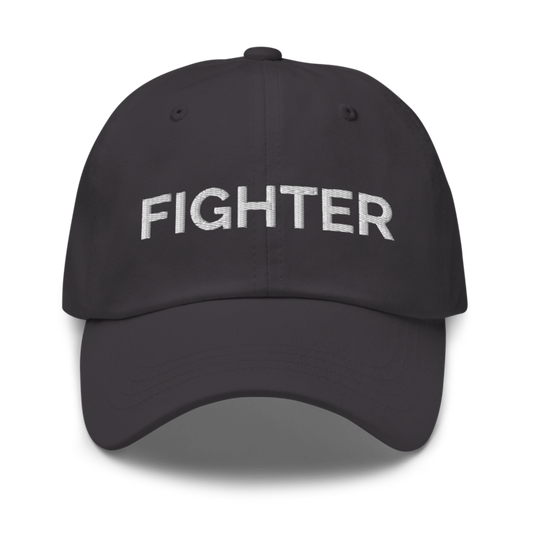 Fighter Hat - Dark Grey