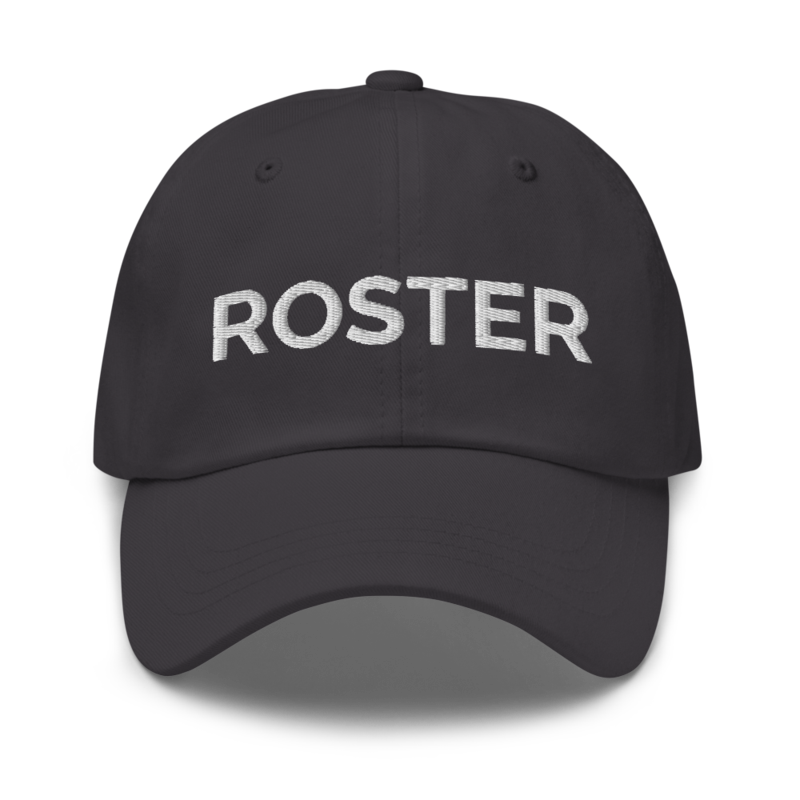 Roster Hat - Dark Grey