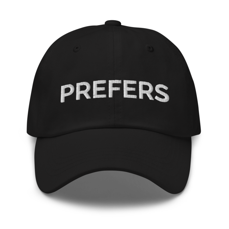 Prefers Hat - Black