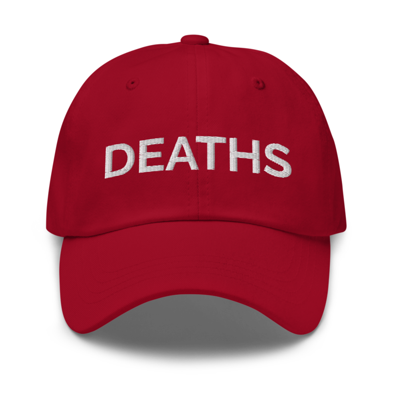 Deaths Hat - Cranberry