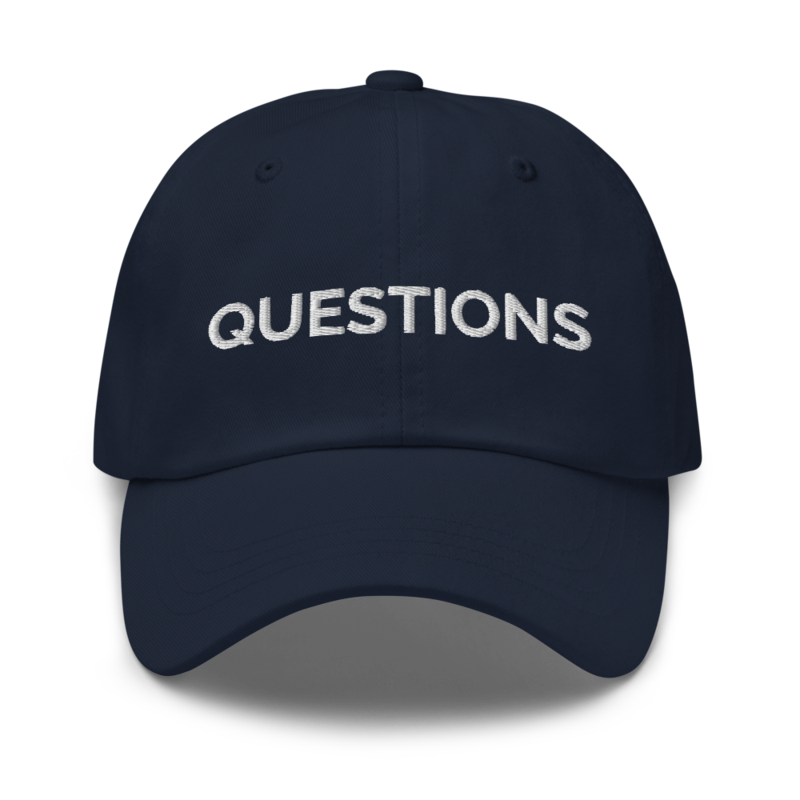 Questions Hat - Navy